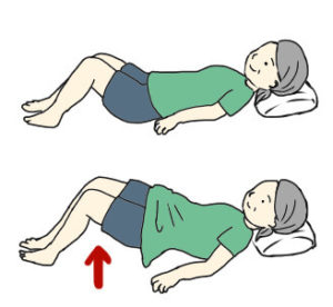 ハムストリングス 仰臥位
